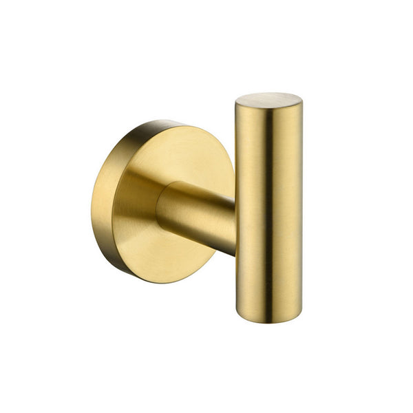 Brushed Brass (Gold) Round Hook