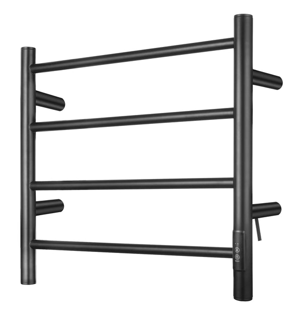 Noir mat Towel Warmer 4 Bars Square