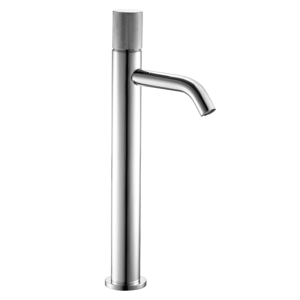 Robinet de vasque industriel fini chrome