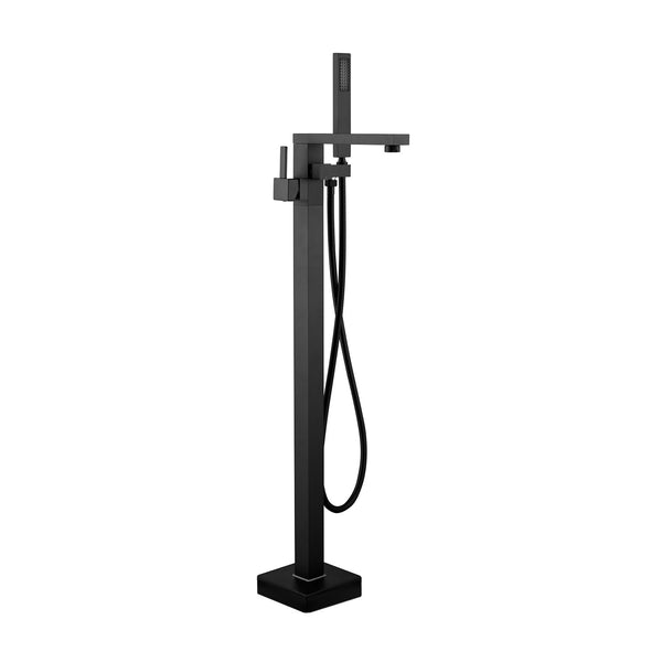 Matte Black Square Freestanding Faucet