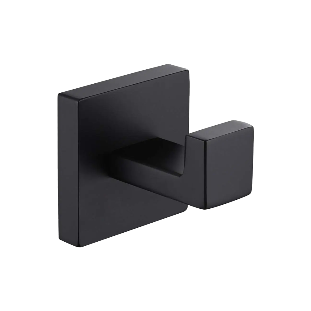 Matte Black Square Hook – Agua Canada